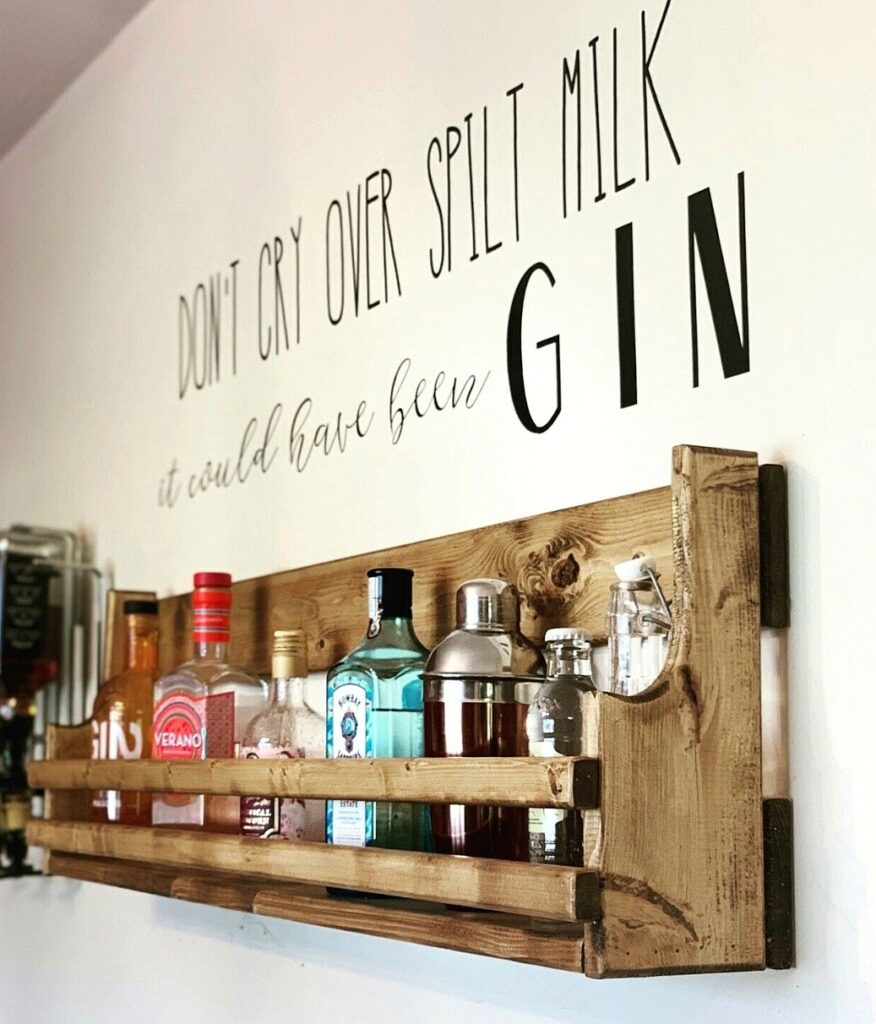 Large Bottle Display Shelf Our Home To Yours