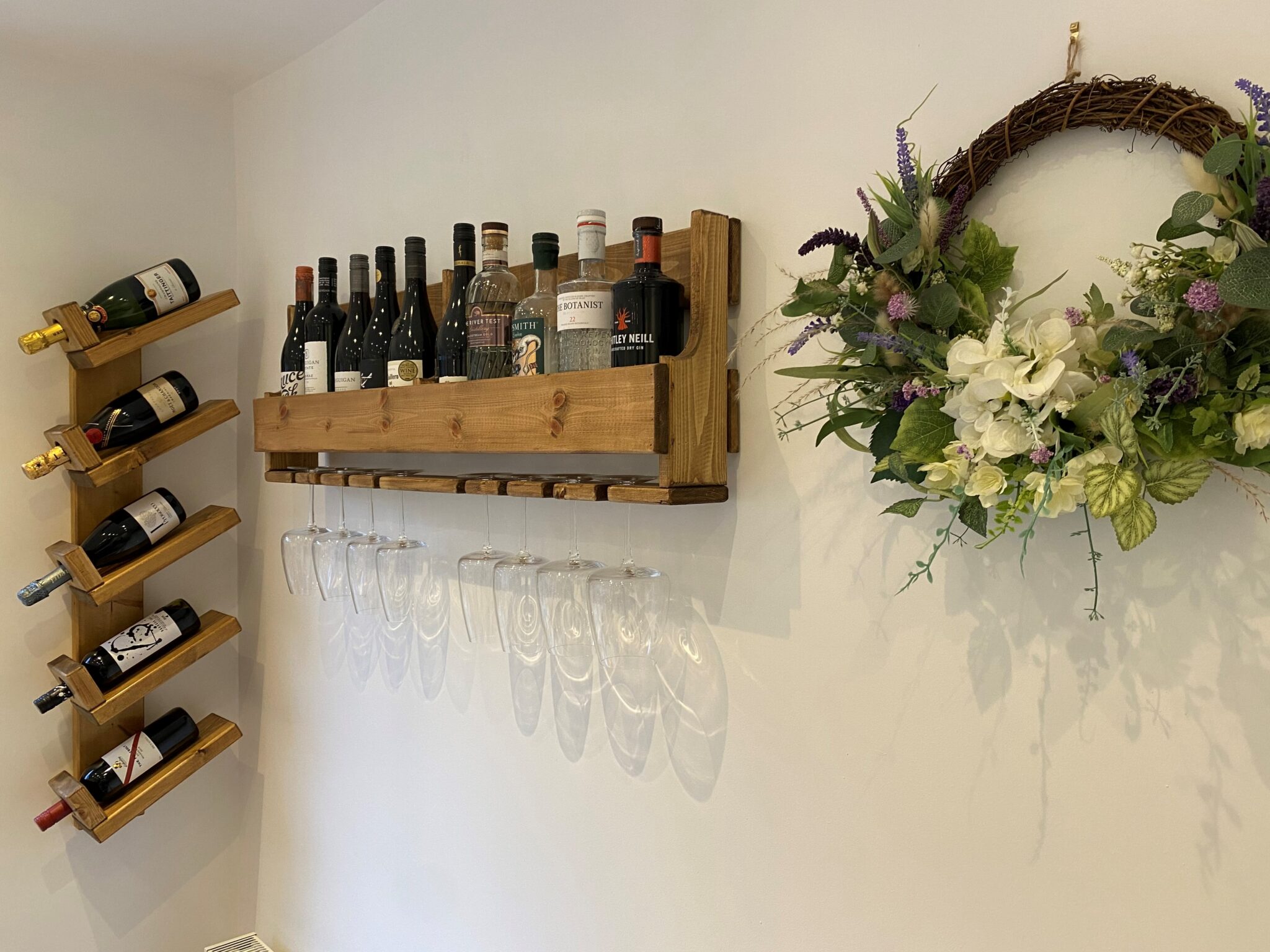 Tilted Wine Bottle Holder Our Home To Yours